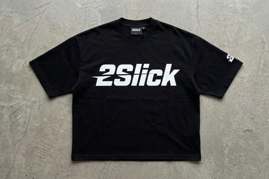 2Slick Signature Puff Print Box Tee