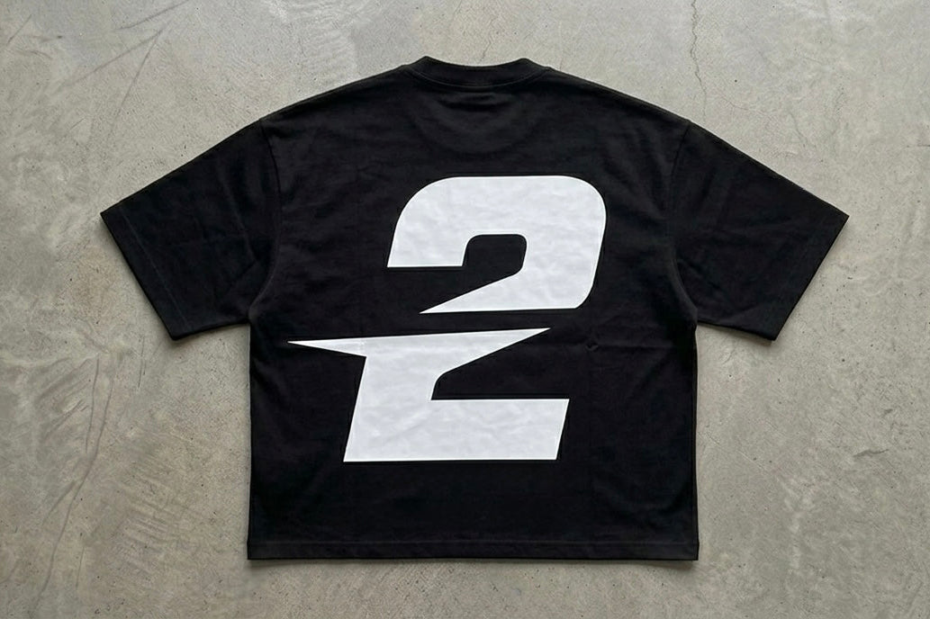2Slick Signature Puff Print Box Tee